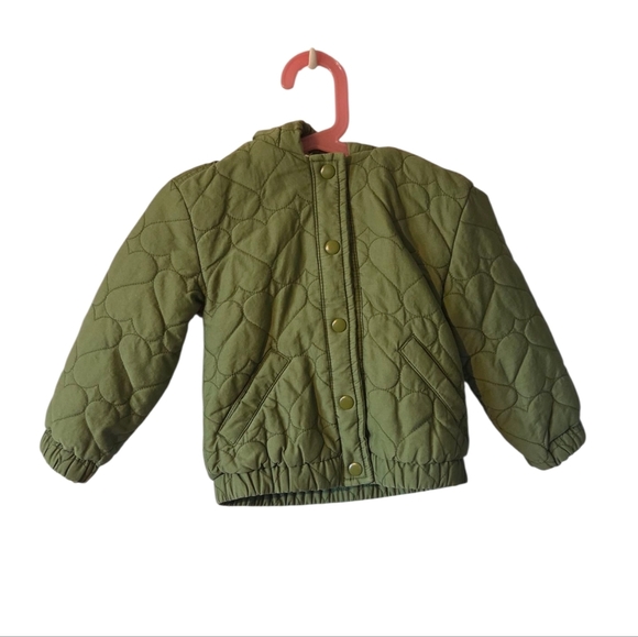 Old Navy Toddler Quilted Green Jacket - Picture 1 of 4